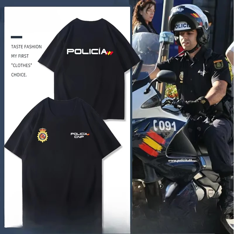 Футболка с принтом «Испанская национальная полиция» Y2Y 202, дышащая, впитывающая пот футболка для покупок для мужских мотоциклов
Футболка с принтом «Испанская национальная полиция» Y2Y 202, дышащая, впитывающая пот футболка для покупок для мужских мотоциклов