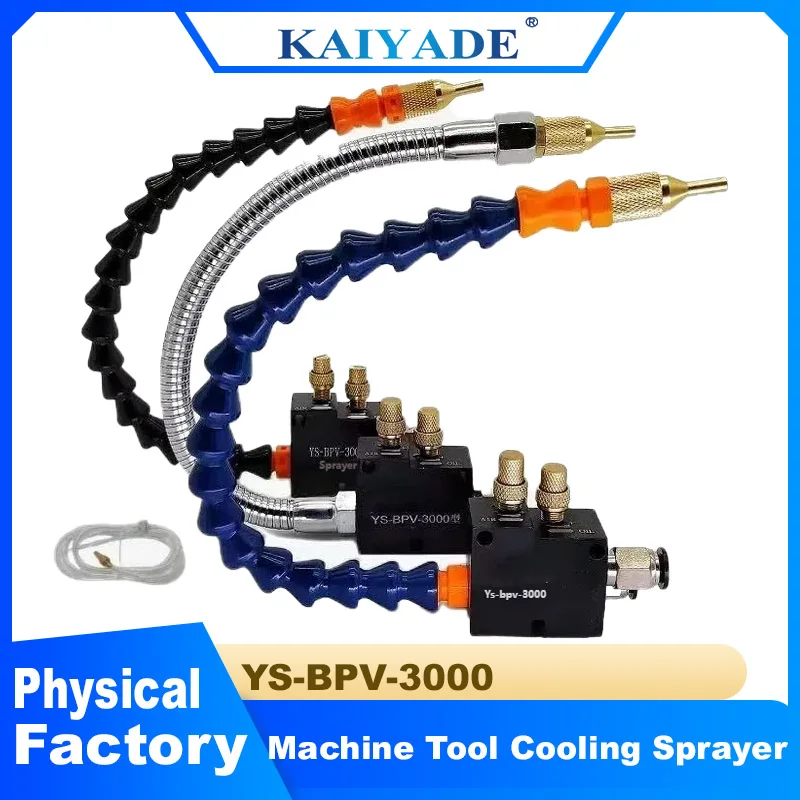 CNC Cooling Sprayer Mist Coolant Lubrication System for 8mm Pipe - Tool Cooling Spray for Lathe Milling Drill Engraving Machines
CNC Cooling Sprayer Mist Coolant Lubrication System for 8mm Pipe - Tool Cooling Spray for Lathe Milling Drill Engraving Machines