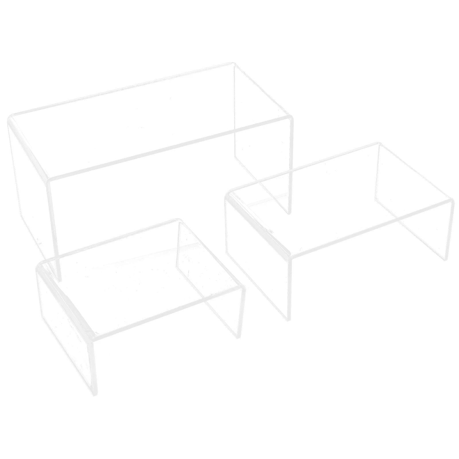3 Pcs Acrylic Display Rack Stepped Jewelry ganizer Cosmetics Perfume Storage Vanity Accessories Presentation Tool
3 Pcs Acrylic Display Rack Stepped Jewelry ganizer Cosmetics Perfume Storage Vanity Accessories Presentation Tool