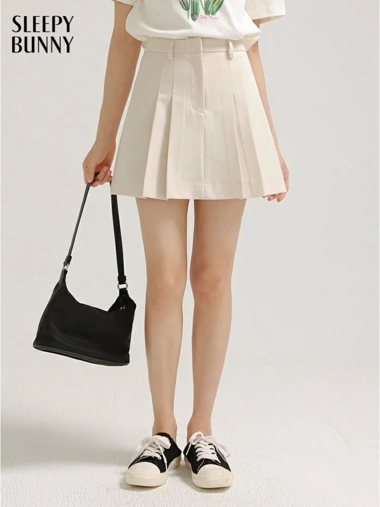 High Waist Pleated Mini Skirt Women Cream White A-Line Short Skirt Elegant Fit Summer Skater Skirt for Daily Wear Casual Outfits
High Waist Pleated Mini Skirt Women Cream White A-Line Short Skirt Elegant Fit Summer Skater Skirt for Daily Wear Casual Outfits