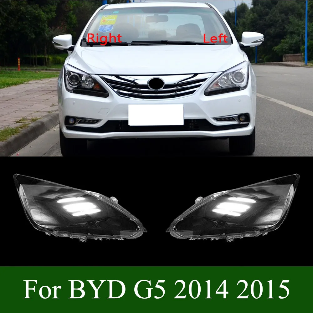 For BYD G5 2014 2015 Front Headlight Cover Transparent Headlamp Lamp Shell Replace Original Lampshade Plexiglass
For BYD G5 2014 2015 Front Headlight Cover Transparent Headlamp Lamp Shell Replace Original Lampshade Plexiglass
