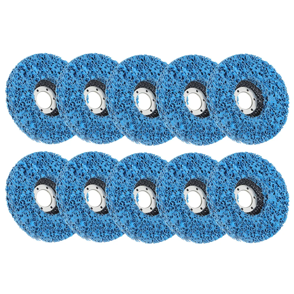 10 Pcs 4.5 Inch x 7/8 Inch Blue Silicon Carbide Sanding Disc T27 11000 RPM Max Speed Grinding Wheel for Angle Grinder
10 Pcs 4.5 Inch x 7/8 Inch Blue Silicon Carbide Sanding Disc T27 11000 RPM Max Speed Grinding Wheel for Angle Grinder