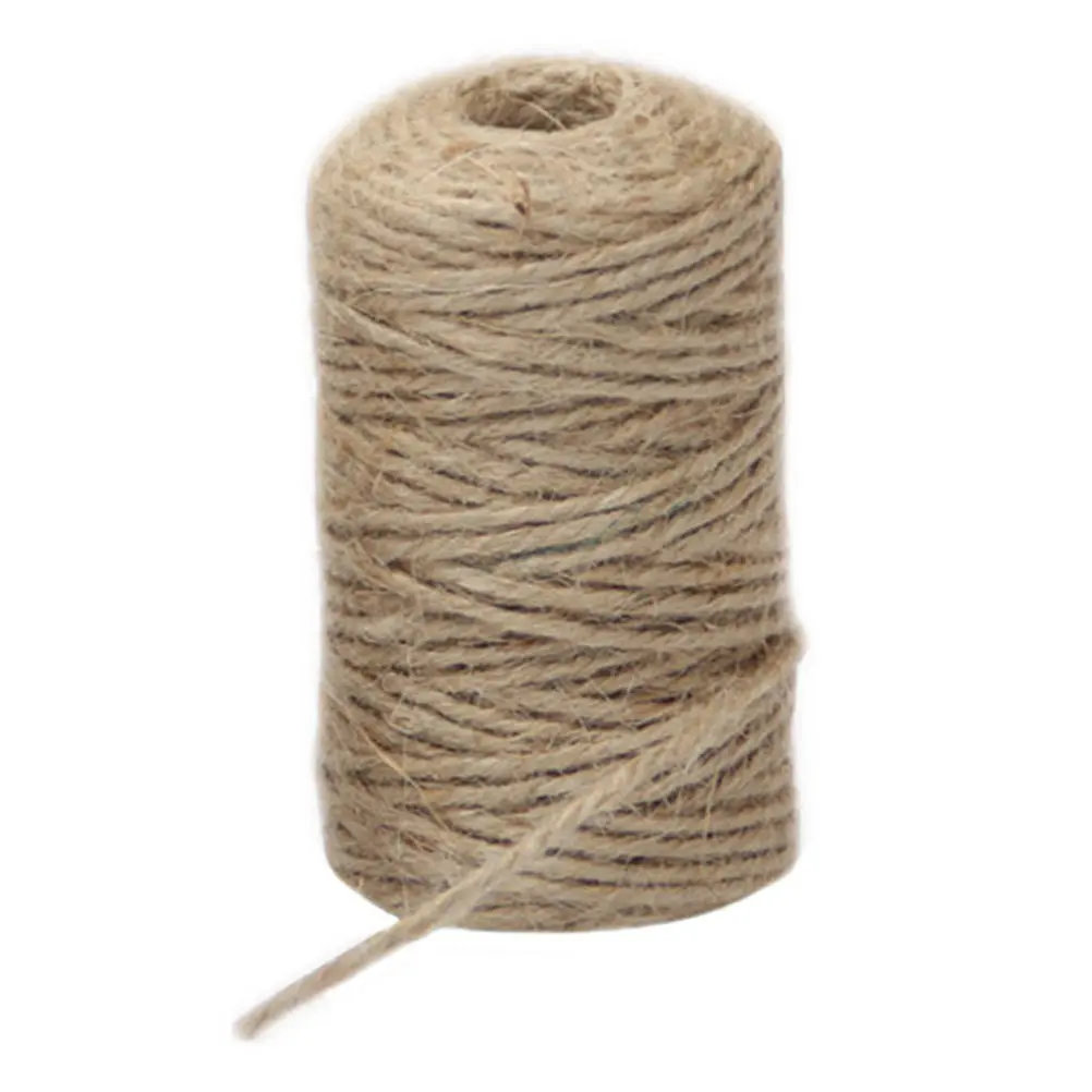 100M Natural Jute Woven Rope Versatile Heavy Duty Twine for Florists Gift Box Wrapping Hanging Decor Crafting Family DIY
100M Natural Jute Woven Rope Versatile Heavy Duty Twine for Florists Gift Box Wrapping Hanging Decor Crafting Family DIY