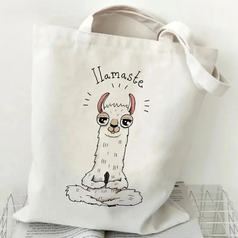 2026 Cute alpaca pattern cartoon animal printed handbag for ladies - canvas handbag for women - shoulder bag for ladies
2026 Cute alpaca pattern cartoon animal printed handbag for ladies - canvas handbag for women - shoulder bag for ladies