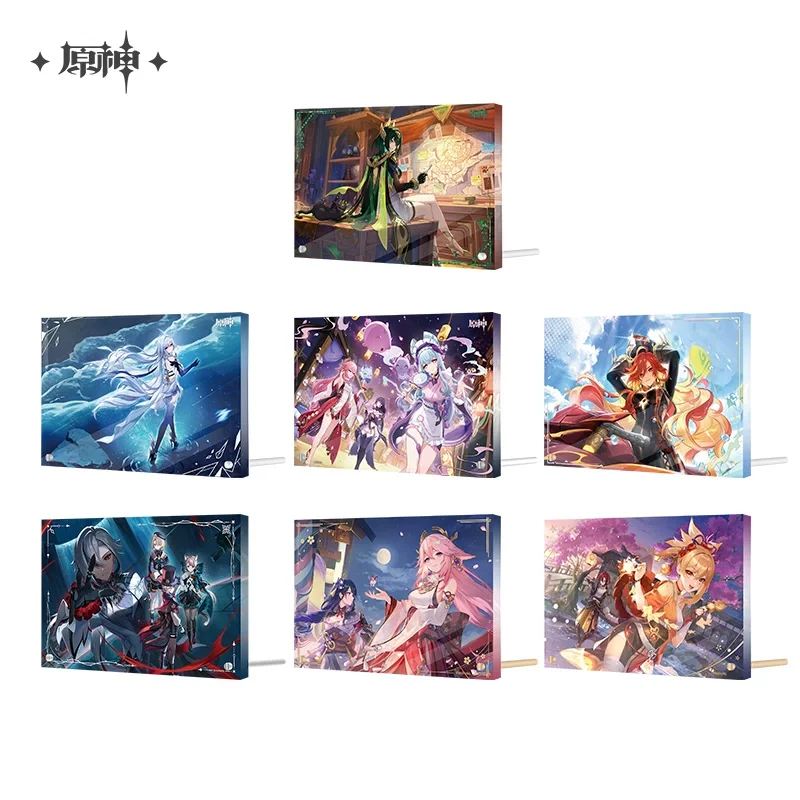 Sunsyea Genshin Impact Official Merch miHoYo Original Authenti Painting Acrylic Decorative Stand Yoimiya Yae Miko Skirk
Sunsyea Genshin Impact Official Merch miHoYo Original Authenti Painting Acrylic Decorative Stand Yoimiya Yae Miko Skirk