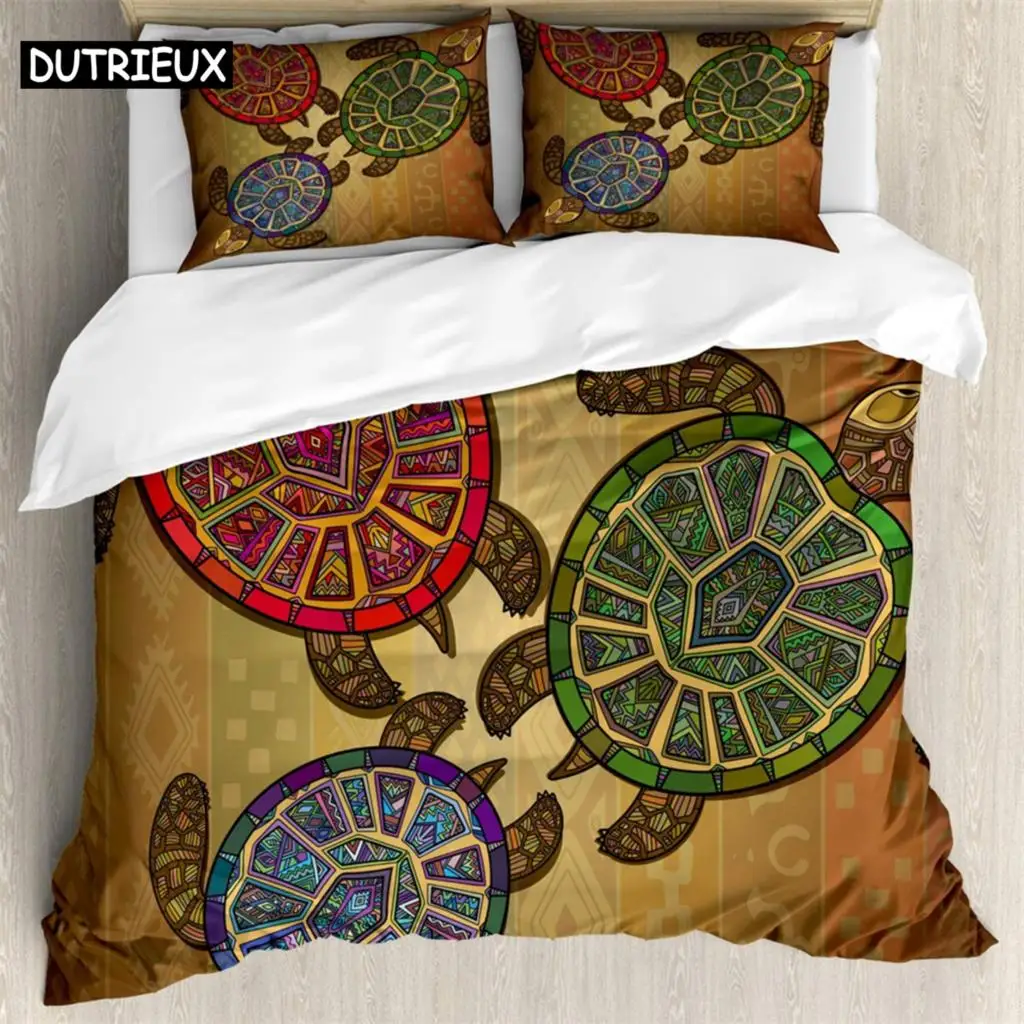 Blue red yellow turtle 3Pcs Bedding Sets 3D Digital Printing Custom Quilt Duvet Cover Set Home Queen King Quilt Pillowcase
Blue red yellow turtle 3Pcs Bedding Sets 3D Digital Printing Custom Quilt Duvet Cover Set Home Queen King Quilt Pillowcase