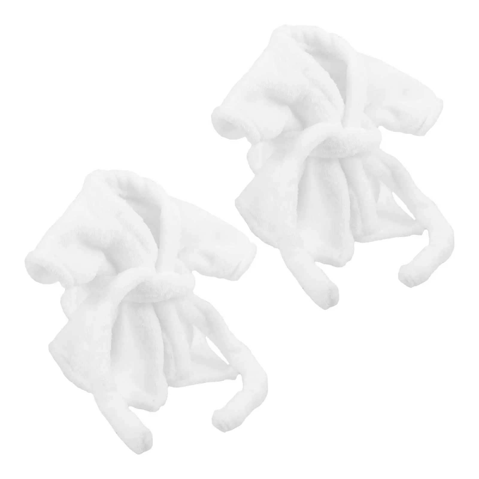 2Pcs Stuffed Animal Bathrobe Outfit Soft Bear Robe with Sash Belt Spa Loungewear Mini Wardrobe Accessories
2Pcs Stuffed Animal Bathrobe Outfit Soft Bear Robe with Sash Belt Spa Loungewear Mini Wardrobe Accessories