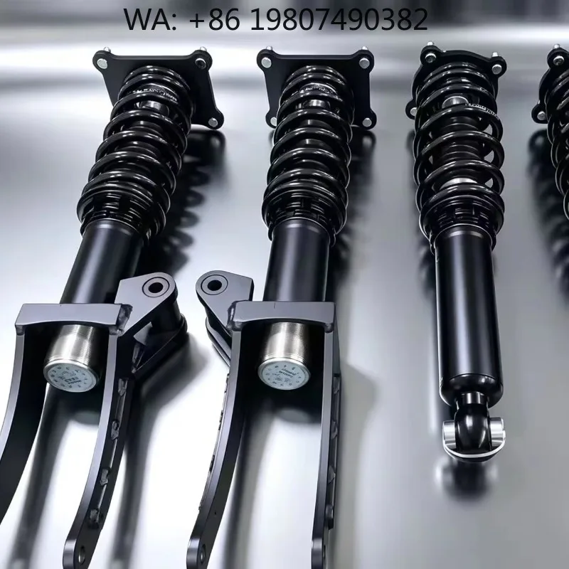 Front Rear Integrated Steel Suspension Strut Assembly, OEM Grade Adjustable Coilover Kit, Offroad Street Universal Auto Replacem
Front Rear Integrated Steel Suspension Strut Assembly, OEM Grade Adjustable Coilover Kit, Offroad Street Universal Auto Replacem