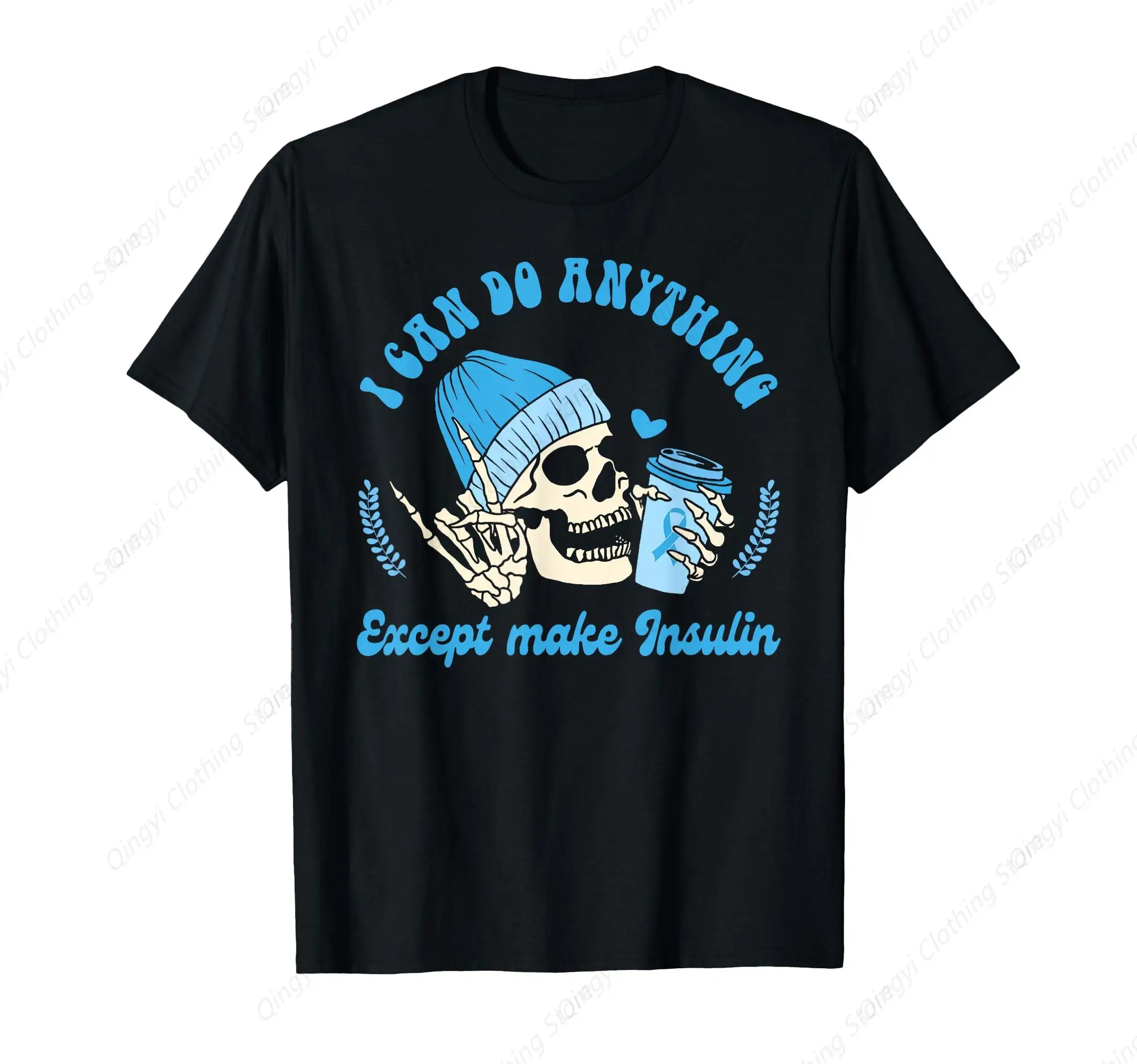 Diabetes Skeleton I Can Do That Anything Except Make Insulin T-Shirt
Diabetes Skeleton I Can Do That Anything Except Make Insulin T-Shirt