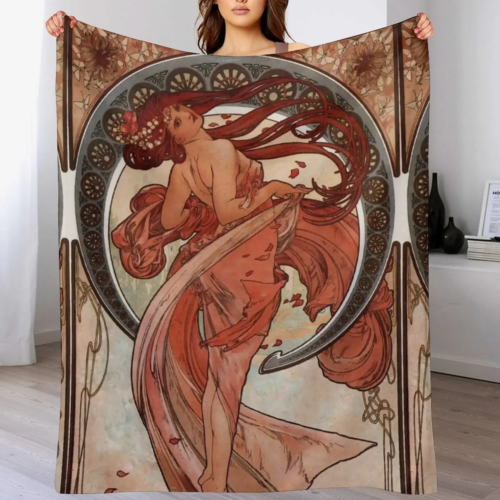 Dance,1898,Alphonse Mucha,art nouveau,litography Throw Blanket Compact Warm Blanket for Car Road Trip
Dance,1898,Alphonse Mucha,art nouveau,litography Throw Blanket Compact Warm Blanket for Car Road Trip
