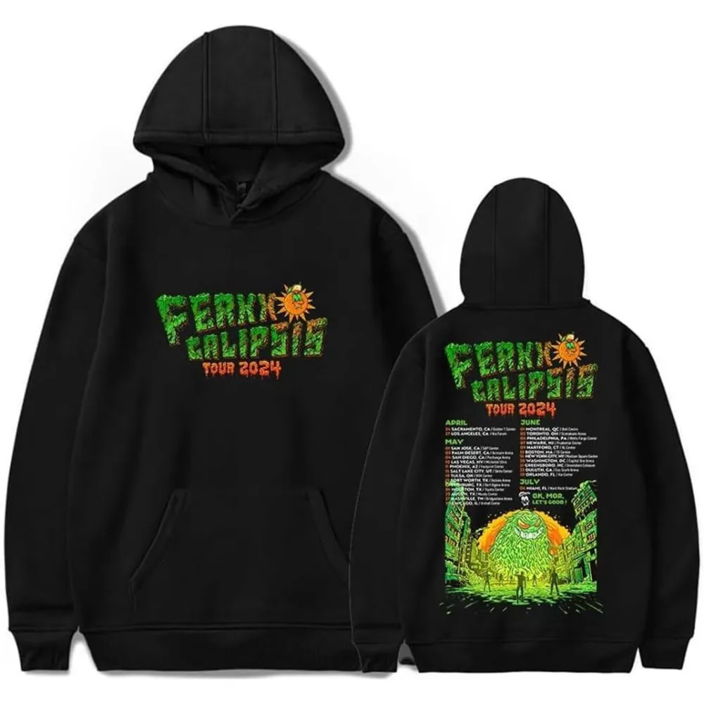 Feid Ferxxo Calipsis Tour 2024 Merch Hoodies Unisex Hooded Sweatshirt Casual Clothing
Feid Ferxxo Calipsis Tour 2024 Merch Hoodies Unisex Hooded Sweatshirt Casual Clothing