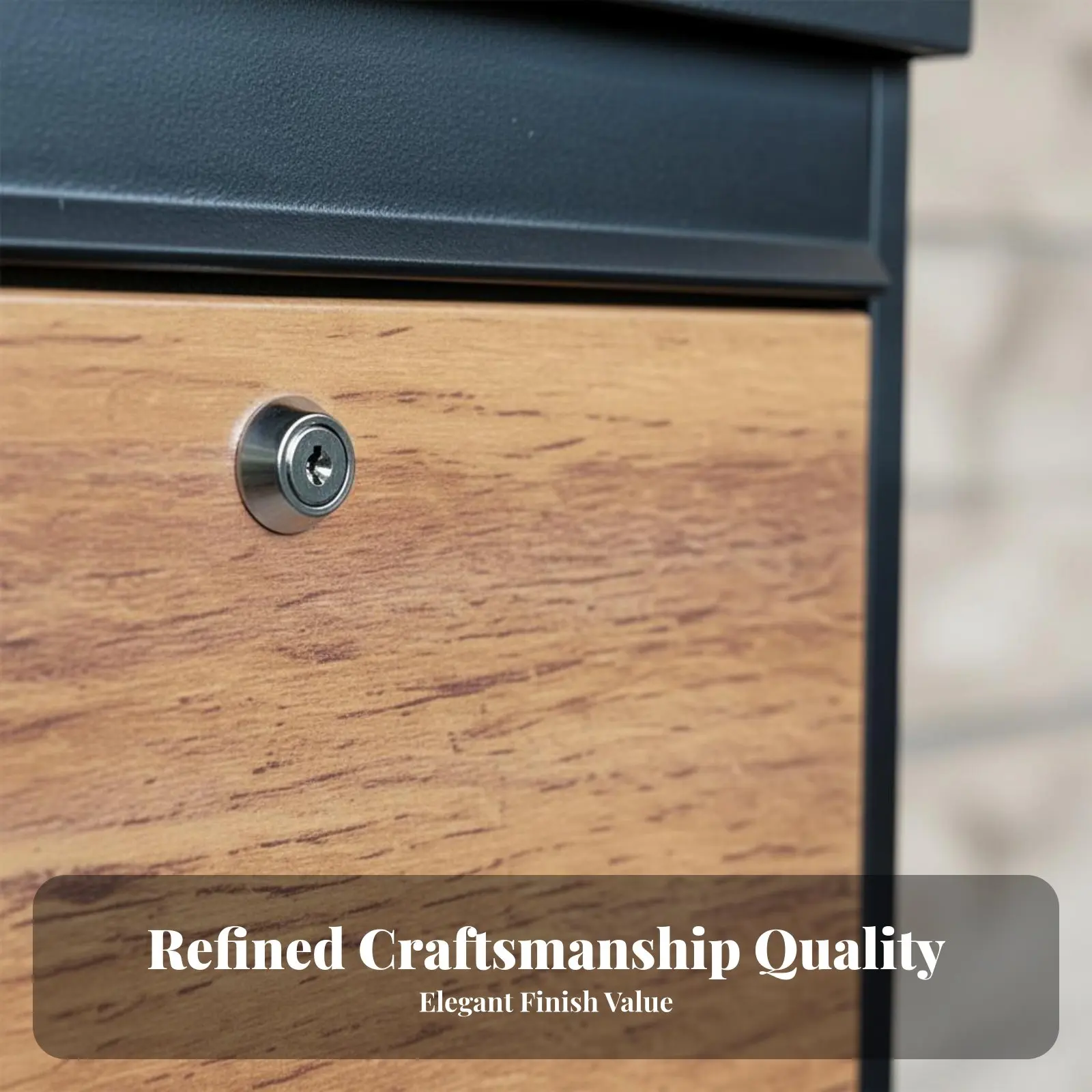 Wood Grain Metal Letterbox Long-Lasting Wall-Mounted Mailbox Wall Mounted Mailbox Rust-Resistant Lockable Post Box Easy To
Wood Grain Metal Letterbox Long-Lasting Wall-Mounted Mailbox Wall Mounted Mailbox Rust-Resistant Lockable Post Box Easy To