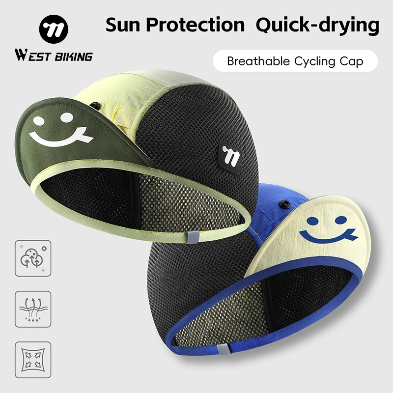 WEST BIKING Spring&summer Breathable Cycling Cap Lightweight Quick-Drying Outdoor Sun Hat with Brim Unisex Fashion Sports Cap
WEST BIKING Spring&summer Breathable Cycling Cap Lightweight Quick-Drying Outdoor Sun Hat with Brim Unisex Fashion Sports Cap