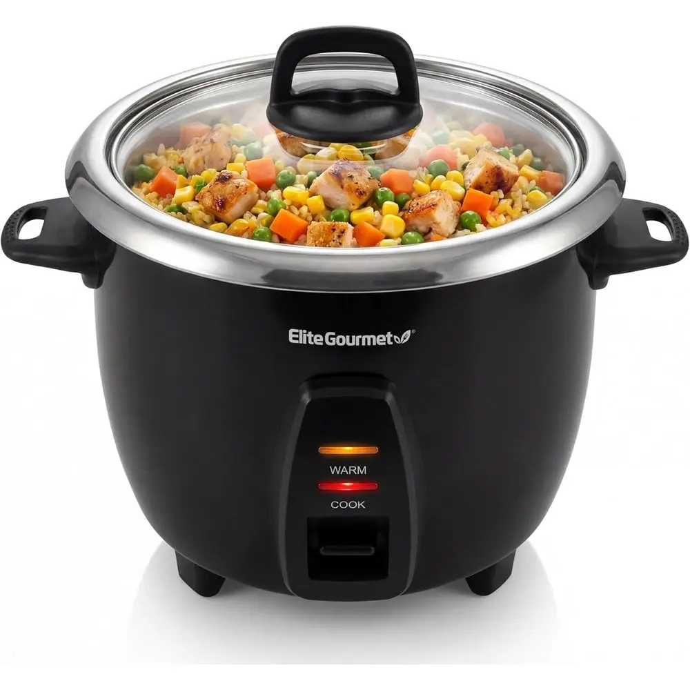 10-Cup Electric Rice Cooker, 304 Stainless Steel Pot, Cooks Soups, Stews, Porridges, Grains & Cereals
10-Cup Electric Rice Cooker, 304 Stainless Steel Pot, Cooks Soups, Stews, Porridges, Grains & Cereals