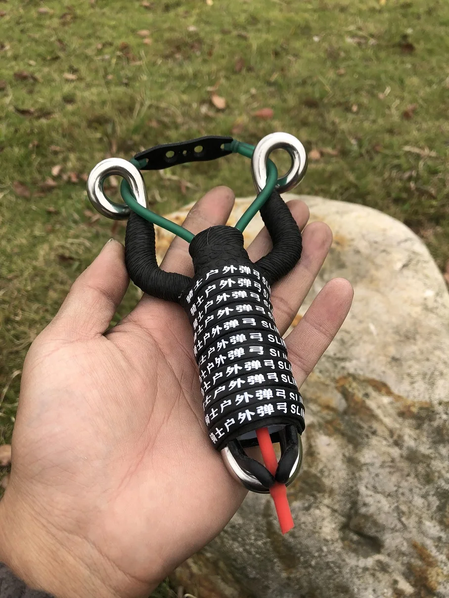 New Powerful Stainless Steel Catapult Slingshot Professional Outdoor Sports High Power Hunting Slingshot with Powerful Rubber
New Powerful Stainless Steel Catapult Slingshot Professional Outdoor Sports High Power Hunting Slingshot with Powerful Rubber