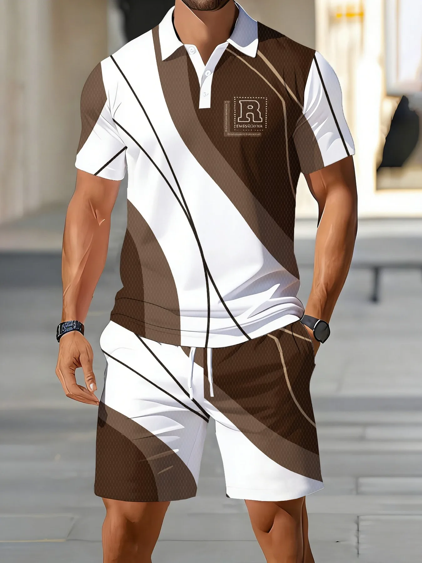 2026 Summer New Men's Polo Shirt Set - Street Casual Fashion Comfortable Soft Breathable Lightweight 3D Pattern Printing
2026 Summer New Men's Polo Shirt Set - Street Casual Fashion Comfortable Soft Breathable Lightweight 3D Pattern Printing