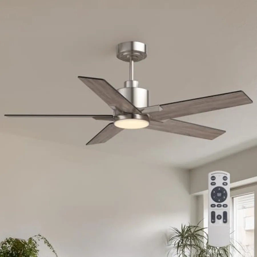 Ceiling Fans with Lights and Remote Control for Bedroom, Modern Ceiling Fan with Quiet Reversible DC Motor, 3CCT, Dimmable, LED
Ceiling Fans with Lights and Remote Control for Bedroom, Modern Ceiling Fan with Quiet Reversible DC Motor, 3CCT, Dimmable, LED