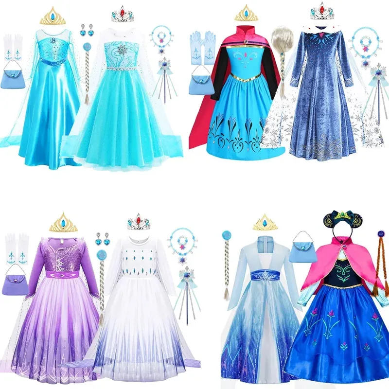 Girls Dresses Kids Princess Costume Halloween Birthday Party Long Cloak Cosplay Elsa Dress Long Sleeve 4 5 6 7 8 9 10 Years
Girls Dresses Kids Princess Costume Halloween Birthday Party Long Cloak Cosplay Elsa Dress Long Sleeve 4 5 6 7 8 9 10 Years