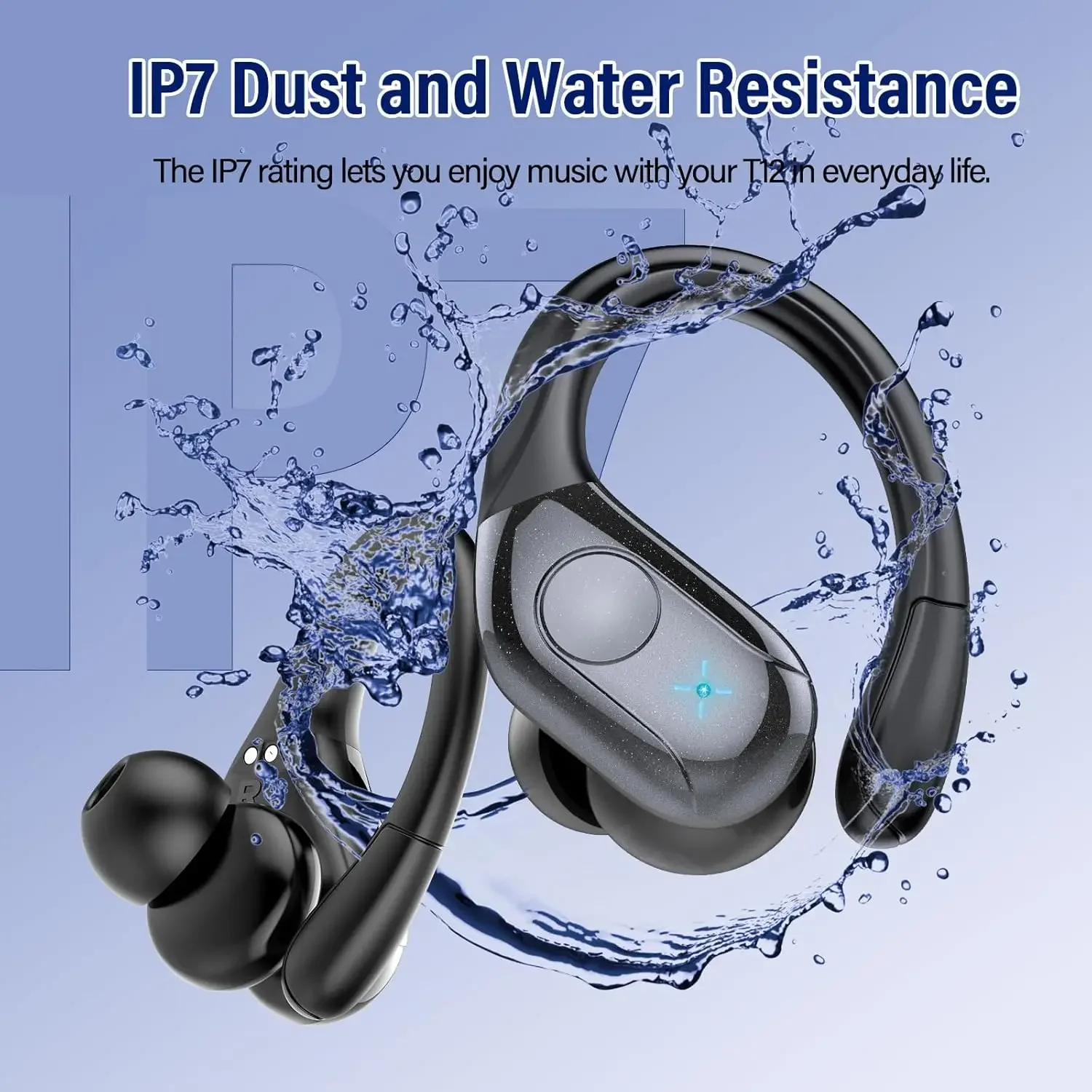 Bluetooth 5.4 Wireless Earbuds w/75Hrs Playback,Noise Cancelling Mic,IPX7 Waterproof,Sport Fitness Headphones for Running/Gaming
Bluetooth 5.4 Wireless Earbuds w/75Hrs Playback,Noise Cancelling Mic,IPX7 Waterproof,Sport Fitness Headphones for Running/Gaming
