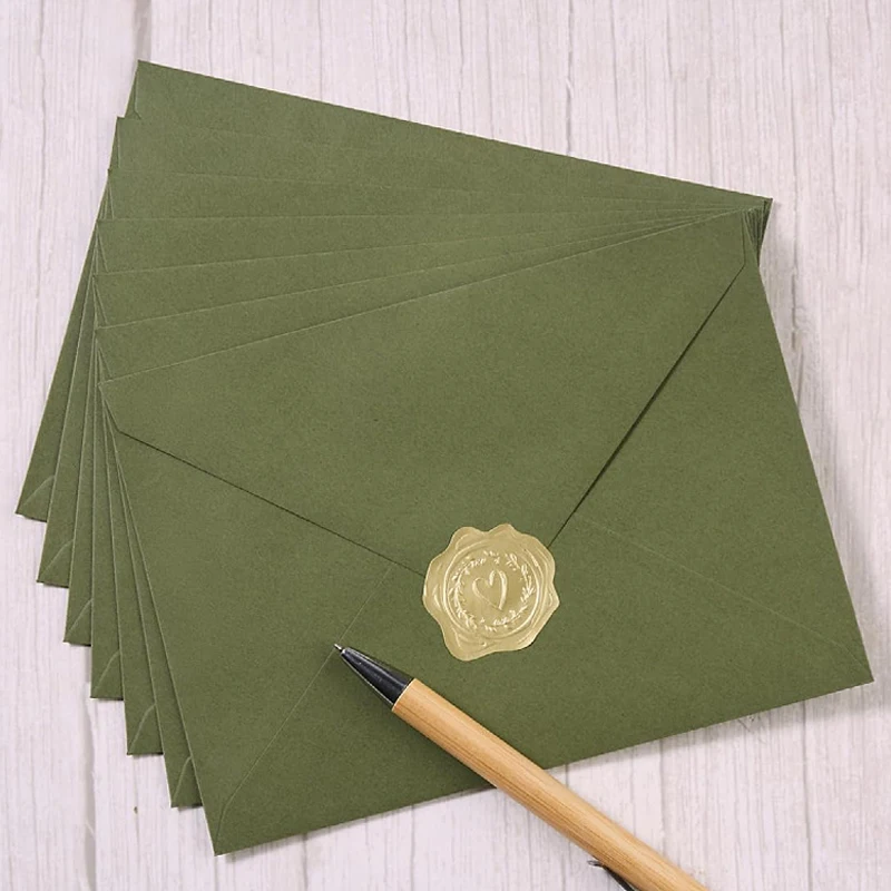 50pcs 18.42x13.34cm Envelopes for Wedding 120g Dark Green Paper Invitation Small Business Stationery Supplies Storage Bag
50pcs 18.42x13.34cm Envelopes for Wedding 120g Dark Green Paper Invitation Small Business Stationery Supplies Storage Bag