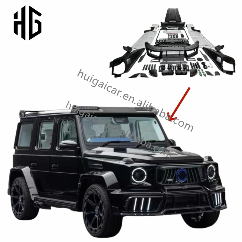 Dry Carbon Fiber Front Hood Fenders Side Door Panel Bumper Body Kit for Benz G Class W465 Upgrade to MSY Style
Dry Carbon Fiber Front Hood Fenders Side Door Panel Bumper Body Kit for Benz G Class W465 Upgrade to MSY Style