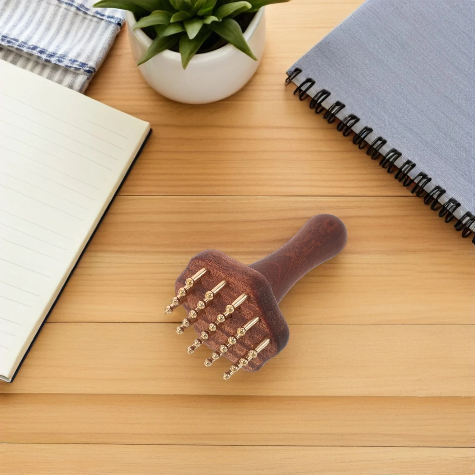 Meridian Massage Brush Brass Wood Dual-Function Guasha Tool For Body Scalp Back Legs Arms Abdomen Durable Traditional
Meridian Massage Brush Brass Wood Dual-Function Guasha Tool For Body Scalp Back Legs Arms Abdomen Durable Traditional