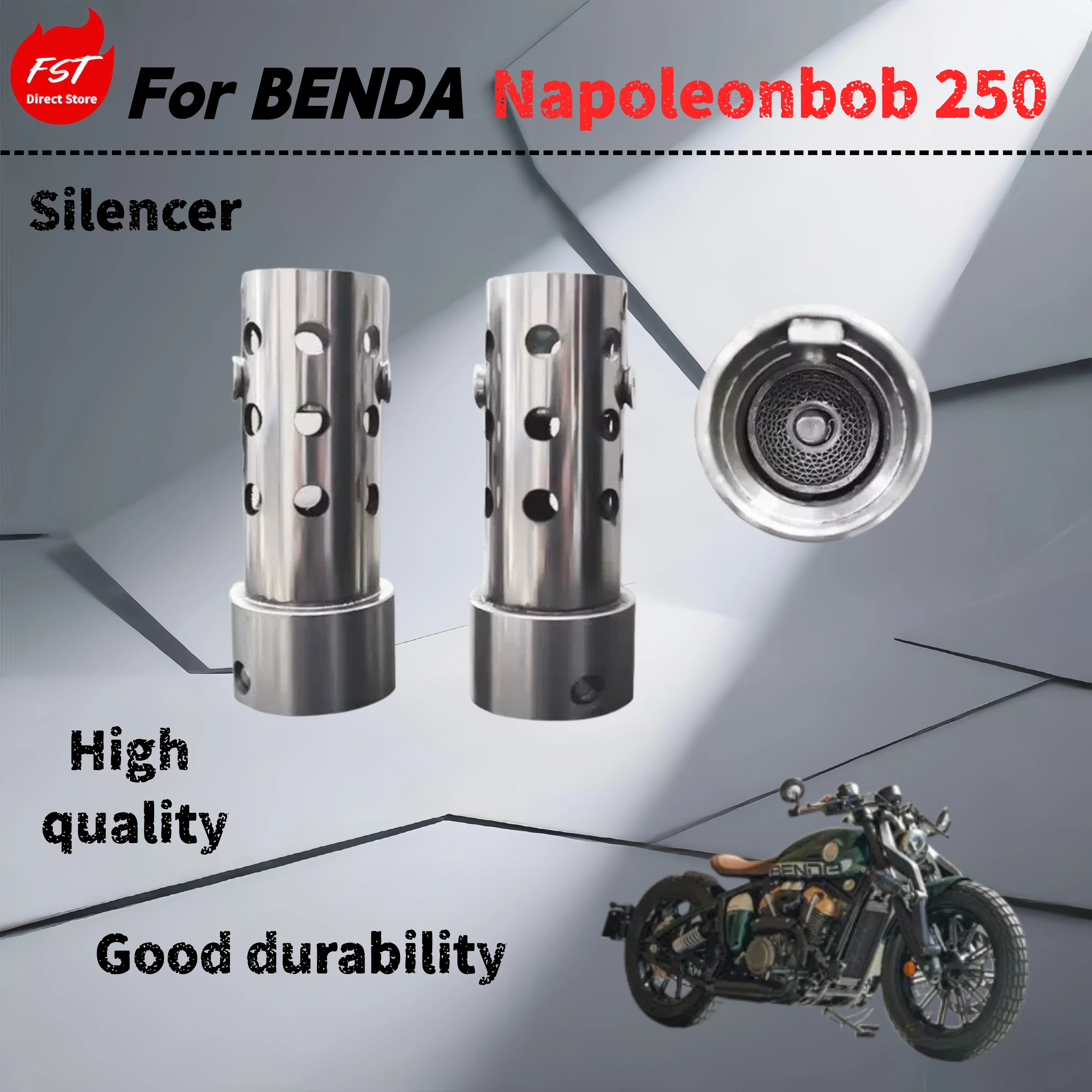 For Benda Napoleonbob 250 retrofit exhaust pipe muffler exhaust muffler noise reduction
For Benda Napoleonbob 250 retrofit exhaust pipe muffler exhaust muffler noise reduction