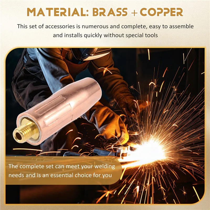 AB47-14Pcs Mig Welding Torch Accessories Kit For Tweco Mini /1 & Lincoln Magnum 100L MIG Welder Nozzle Tip Kit
AB47-14Pcs Mig Welding Torch Accessories Kit For Tweco Mini /1 & Lincoln Magnum 100L MIG Welder Nozzle Tip Kit