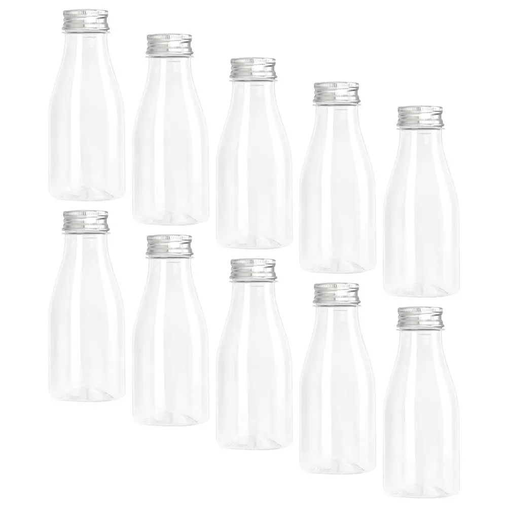 10Pcs Yogurt Bottles Transparent PP Milk Containers Leak Proof Drink Bottles for Juice Water Storage Portable Reusable Plastic
10Pcs Yogurt Bottles Transparent PP Milk Containers Leak Proof Drink Bottles for Juice Water Storage Portable Reusable Plastic