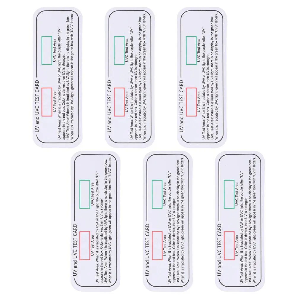 6 Pcs UV Card Sunlight Test Meters Accessories Identifying Cards Ultraviolet Uvc Paper
6 Pcs UV Card Sunlight Test Meters Accessories Identifying Cards Ultraviolet Uvc Paper