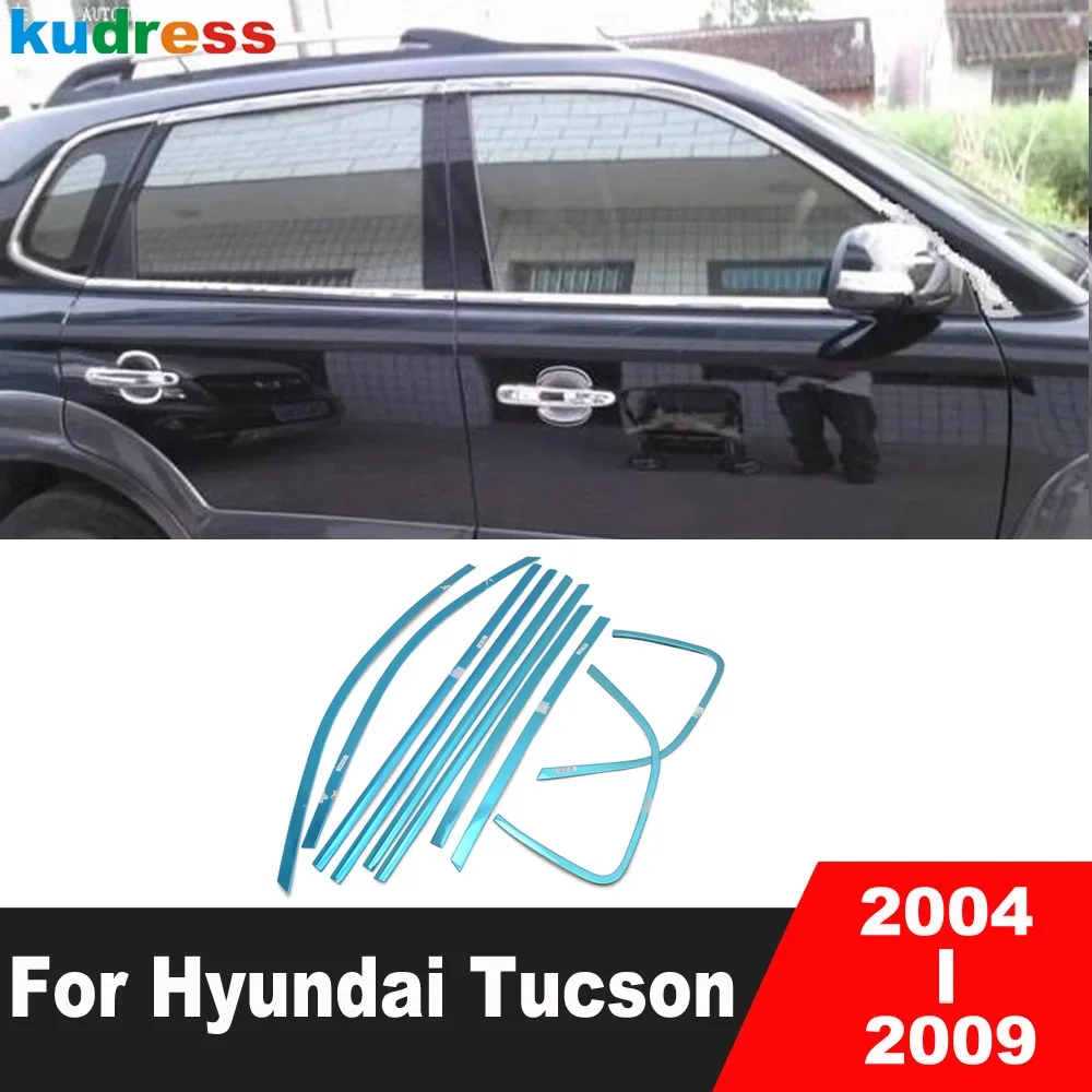 Для Hyundai Tucson 2004 2005 2006 2007 2008 2009 оконная рама из нержавеющей стали, накладки на пороги, молдинговые полосы, автомобильные аксессуары, 10 шт.
Для Hyundai Tucson 2004 2005 2006 2007 2008 2009 оконная рама из нержавеющей стали, накладки на пороги, молдинговые полосы, автомобильные аксессуары, 10 шт.