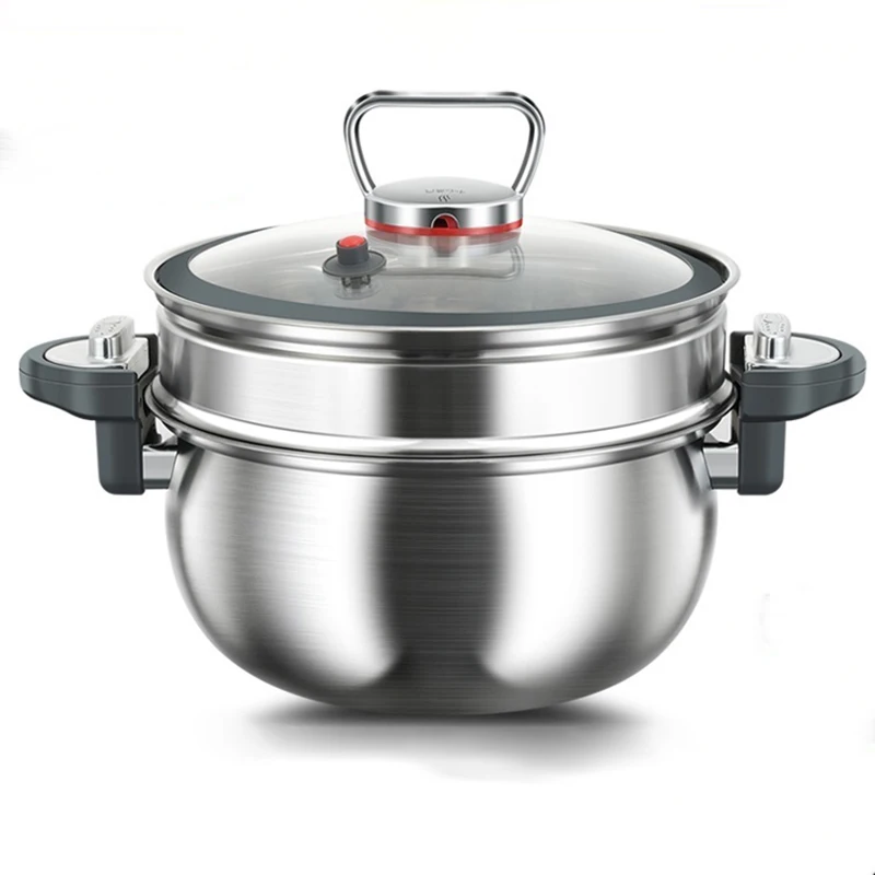 Factory Wholesale 316 Stainless Steel Pressure Cooker 7L Household Multifunctional Kitchen Cookware for 3-4 People
Factory Wholesale 316 Stainless Steel Pressure Cooker 7L Household Multifunctional Kitchen Cookware for 3-4 People