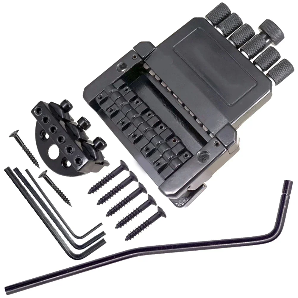 6 String Fixed Bridge Saddle Headless Electric Guitar Bridge Tailpiece Guitar Bridge Tailpiece Parts
6 String Fixed Bridge Saddle Headless Electric Guitar Bridge Tailpiece Guitar Bridge Tailpiece Parts