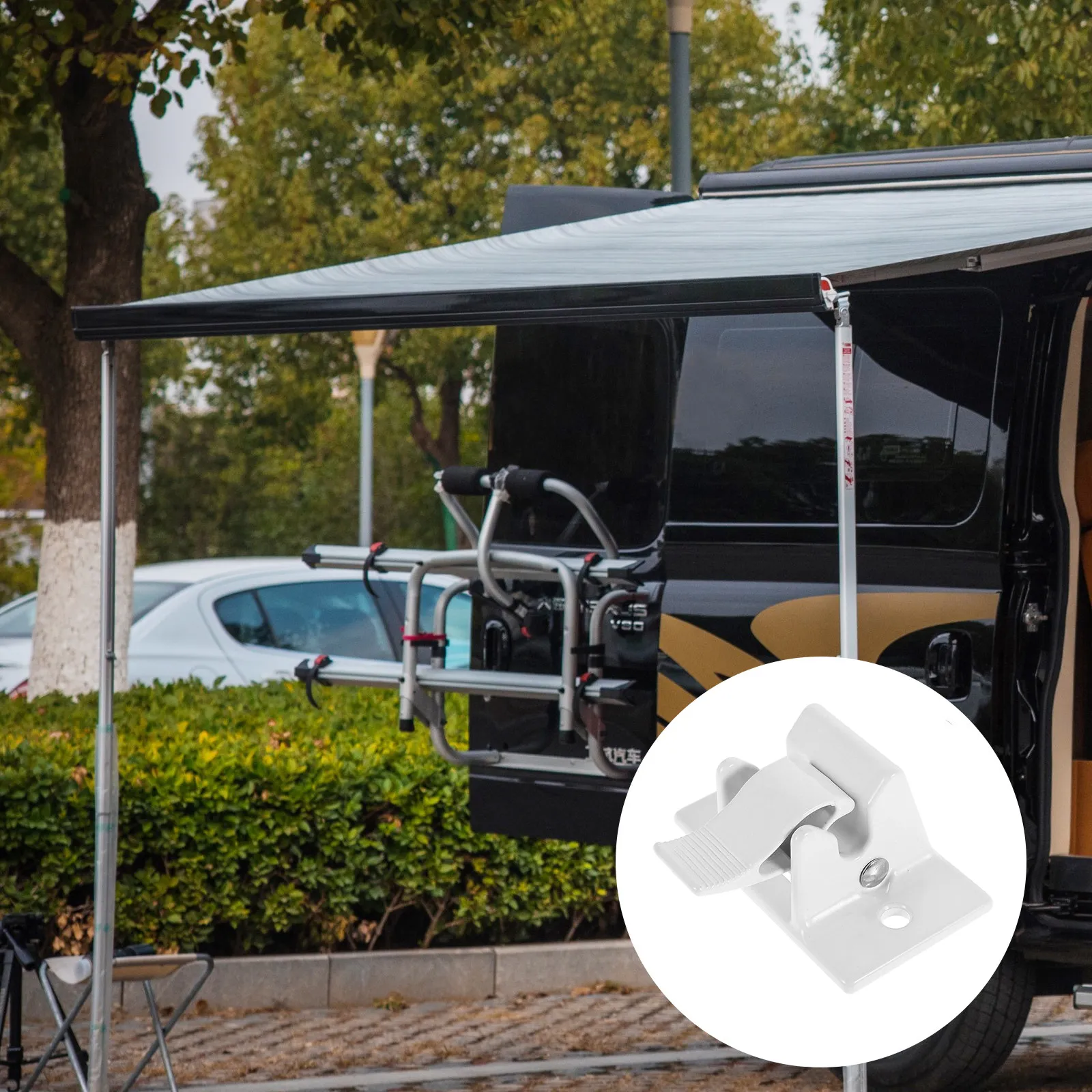 Rv Awning Bottom Bracket Heavy Duty Metal Mounting Hardware for Camping Awnings Stable Secure Fit Easy Install Remove Long Term
Rv Awning Bottom Bracket Heavy Duty Metal Mounting Hardware for Camping Awnings Stable Secure Fit Easy Install Remove Long Term