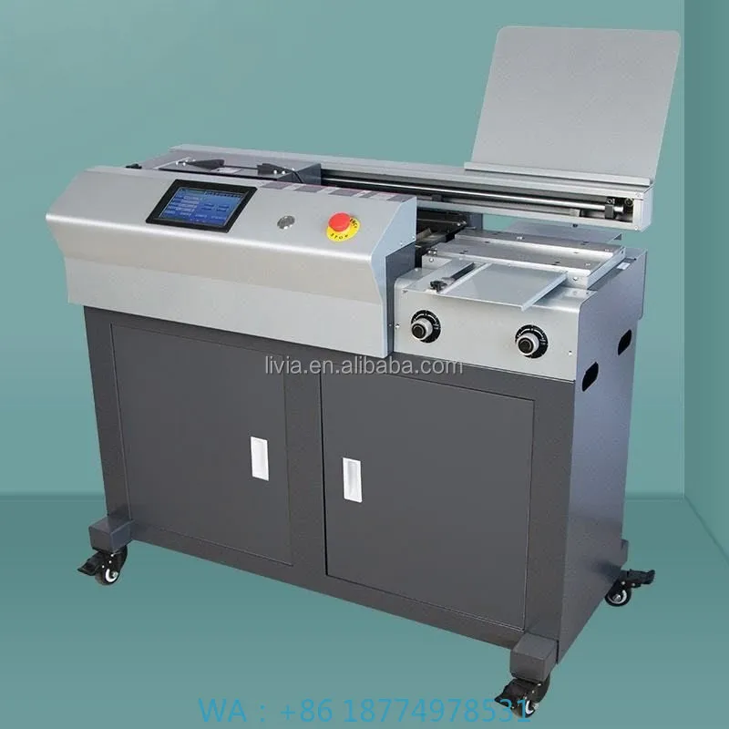 Length 60mm Thickness 200-300books/h Book BindingAutomatic Perfect Glue Binding Machine With Side Glue 330mm
Length 60mm Thickness 200-300books/h Book BindingAutomatic Perfect Glue Binding Machine With Side Glue 330mm