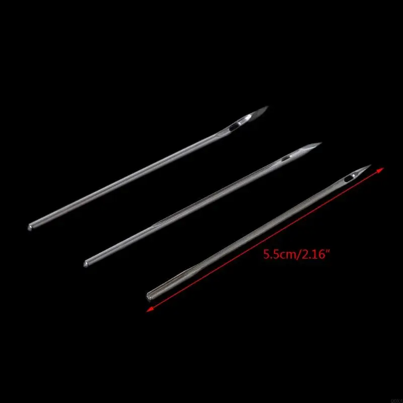 Q0KA 3Pcs Stainless Steel Sewing Needles For Speedy Stitcher Sewing Awl DIY Crafts
Q0KA 3Pcs Stainless Steel Sewing Needles For Speedy Stitcher Sewing Awl DIY Crafts