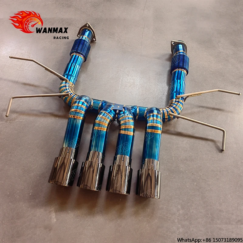 Performance Titanium Alloy Catback Exhaust System for C8 Z06 with Customized Exhaust Tips and Exhaust Pipes
Performance Titanium Alloy Catback Exhaust System for C8 Z06 with Customized Exhaust Tips and Exhaust Pipes