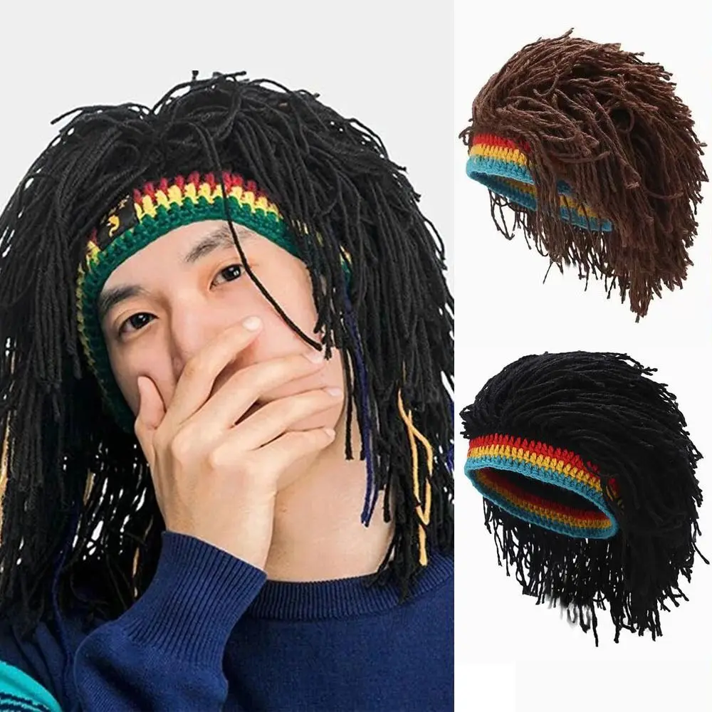 High-quality Fiber Wig Braid Hat Black/Brown Reggae Reggae Dreadlocks Wig Hip-hop Men Wig Bar
High-quality Fiber Wig Braid Hat Black/Brown Reggae Reggae Dreadlocks Wig Hip-hop Men Wig Bar