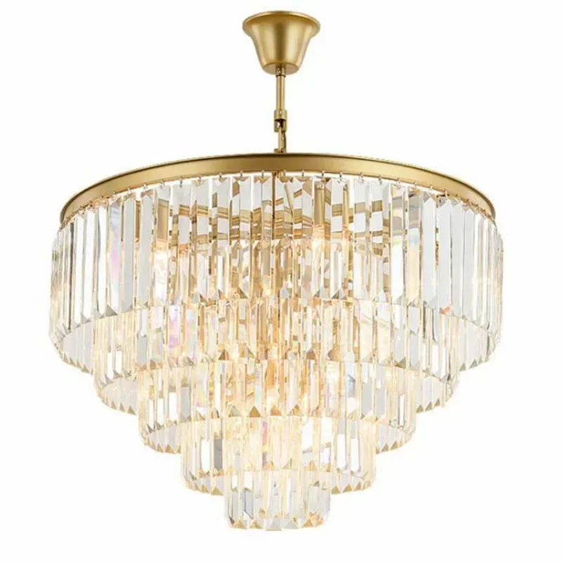 Modern minimalist crystal chandeliers American style living room bedroom dining room chandelier creative personality lighting
Modern minimalist crystal chandeliers American style living room bedroom dining room chandelier creative personality lighting