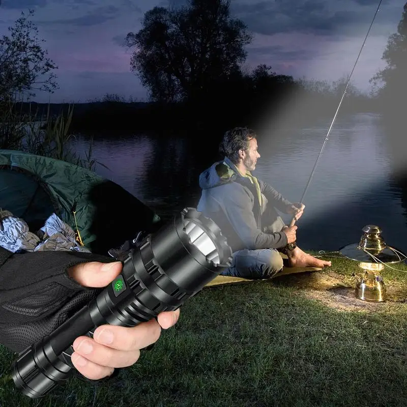 LED Flashlight Rechargeable Waterproof Handheld Flashlights Bright Camping Flashlight Powerful Flashlight With Adjustable Modes
LED Flashlight Rechargeable Waterproof Handheld Flashlights Bright Camping Flashlight Powerful Flashlight With Adjustable Modes