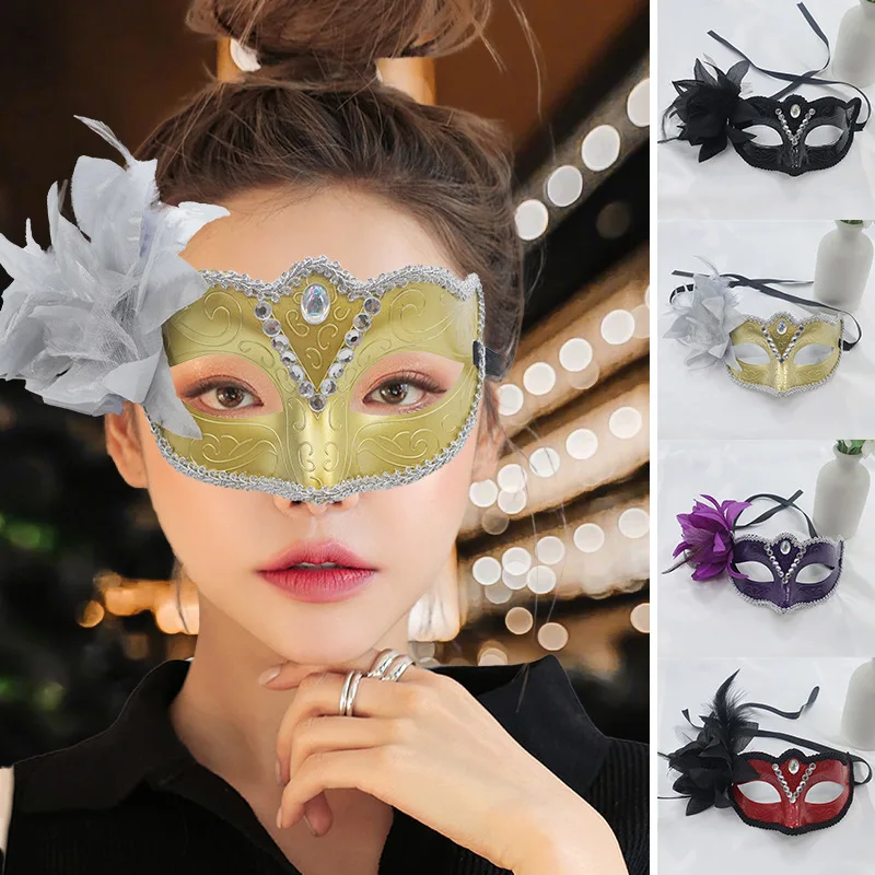 Women Masquerade Mask Lace Flower Fashion Half Face Sexy Halloween Christmas Easter Cosplay Party Prom mask
Women Masquerade Mask Lace Flower Fashion Half Face Sexy Halloween Christmas Easter Cosplay Party Prom mask