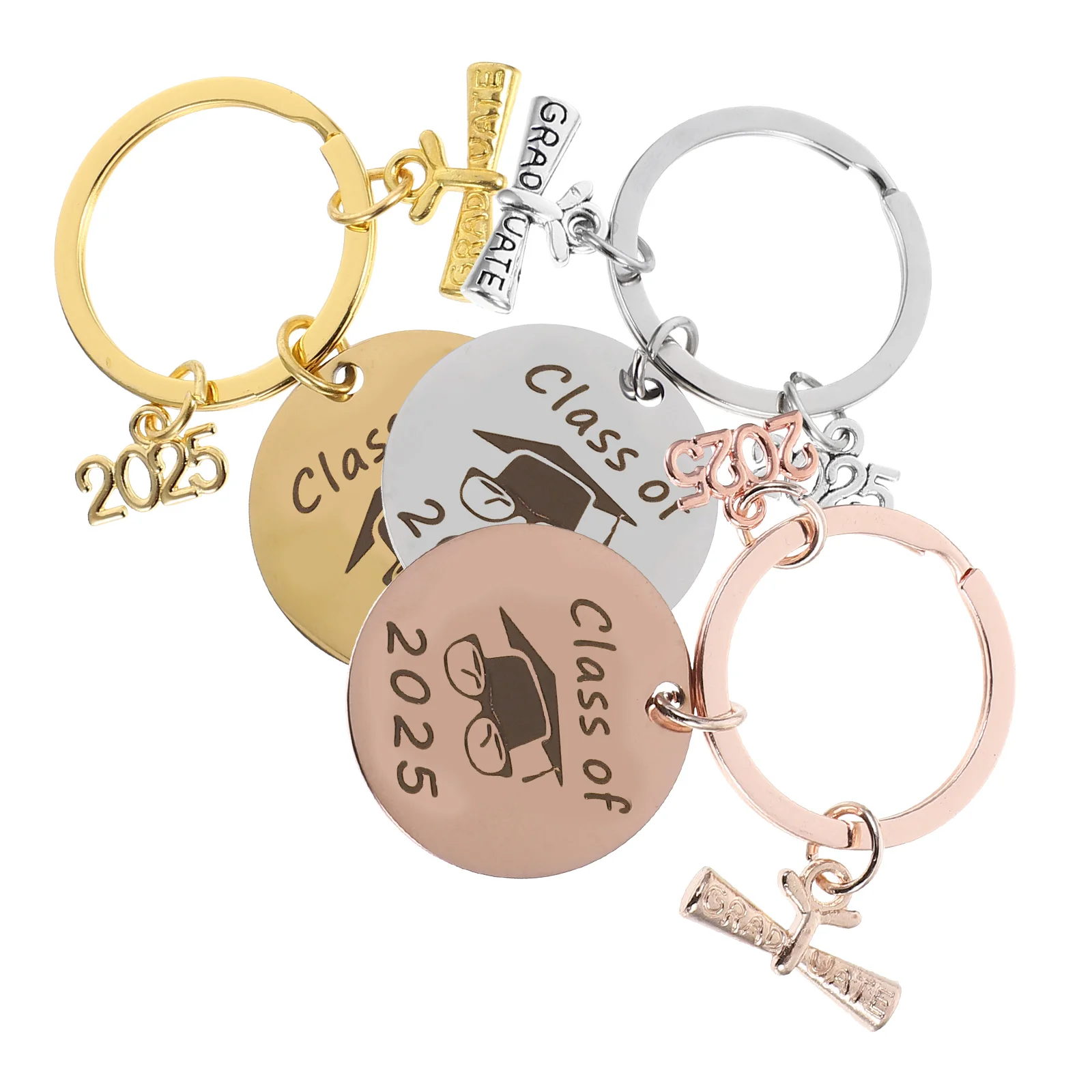 30mm Stainless Steel Keychain 2025 Graduation Gifts for Class Party Favors Decoration School Charms Bag Hanging nament
30mm Stainless Steel Keychain 2025 Graduation Gifts for Class Party Favors Decoration School Charms Bag Hanging nament