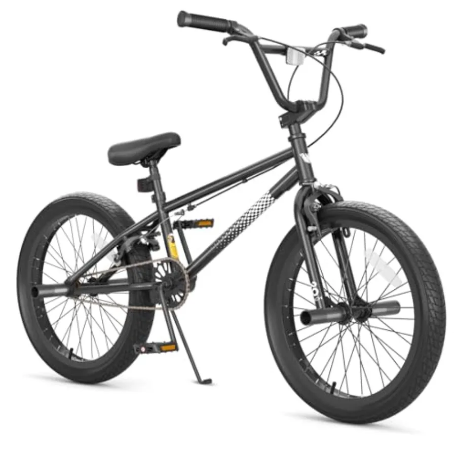 Велосипед BMX для мальчиков 18/20 дюймов, для возраста 8-12 лет, с передним и задним U-образным тормозом, регулируемым сиденьем, железной вилкой, широкими шинами 2.09 дюйма
Велосипед BMX для мальчиков 18/20 дюймов, для возраста 8-12 лет, с передним и задним U-образным тормозом, регулируемым сиденьем, железной вилкой, широкими шинами 2.09 дюйма