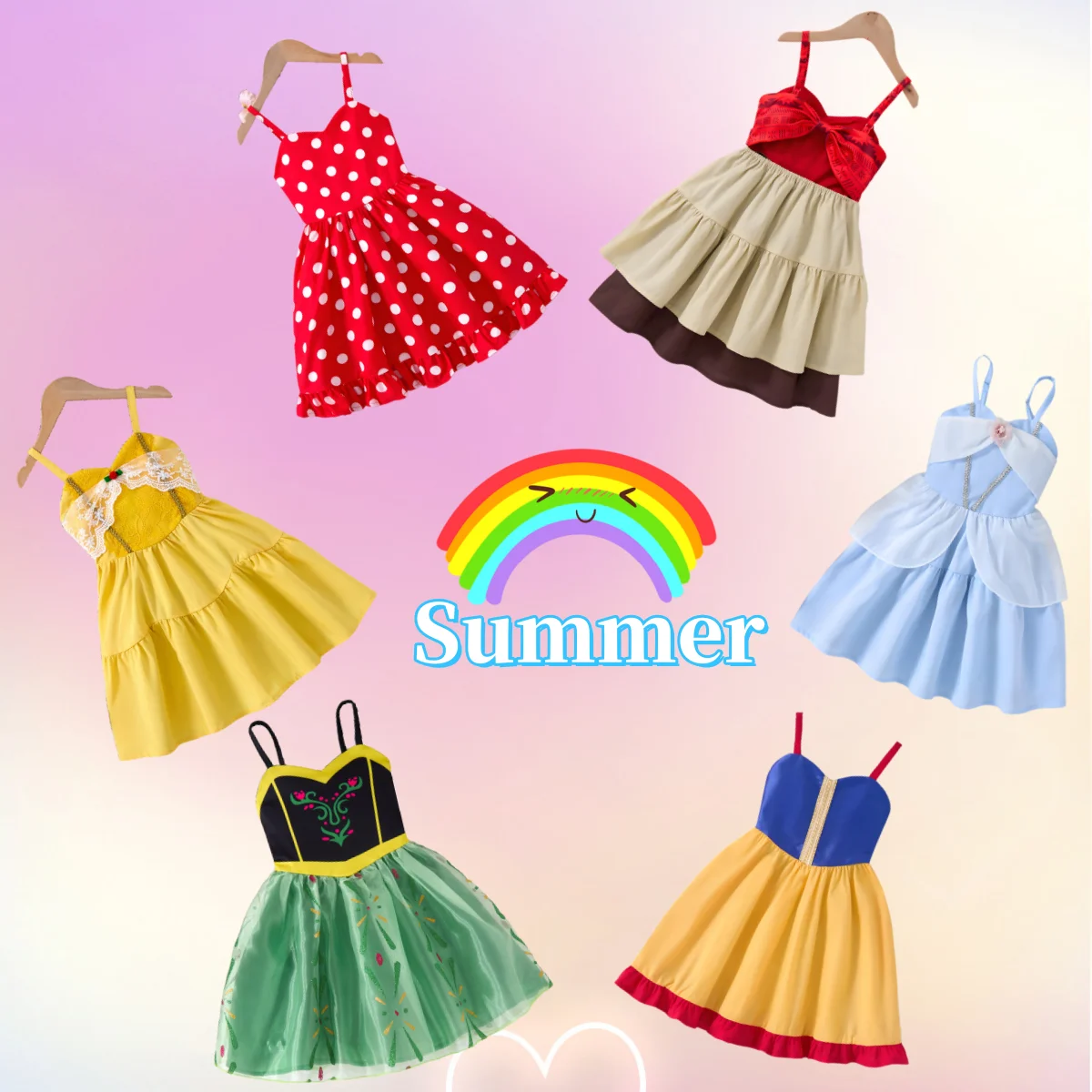Summer Casual Fashion Print Cute Girl Suspender Dress 2025 Young Girl's Snow White Daily Princess Dresses Sweet Style Clothing
Summer Casual Fashion Print Cute Girl Suspender Dress 2025 Young Girl's Snow White Daily Princess Dresses Sweet Style Clothing
