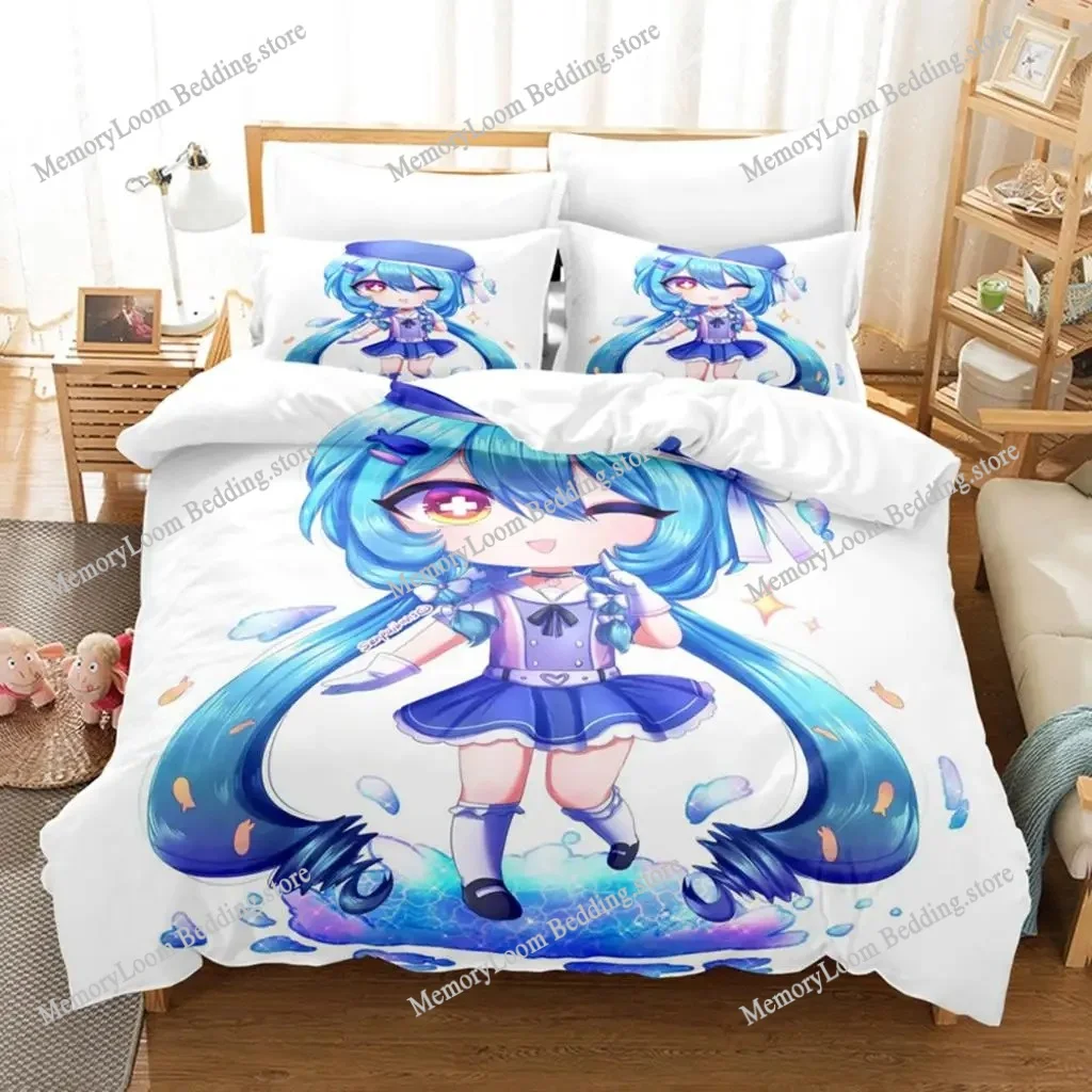 3D Print Anime Kawaii The Gacha Girl Bedding Sets Duvet Cover Set with Pillowcase Twin Full Queen King Bedclothes Bed Linen
3D Print Anime Kawaii The Gacha Girl Bedding Sets Duvet Cover Set with Pillowcase Twin Full Queen King Bedclothes Bed Linen