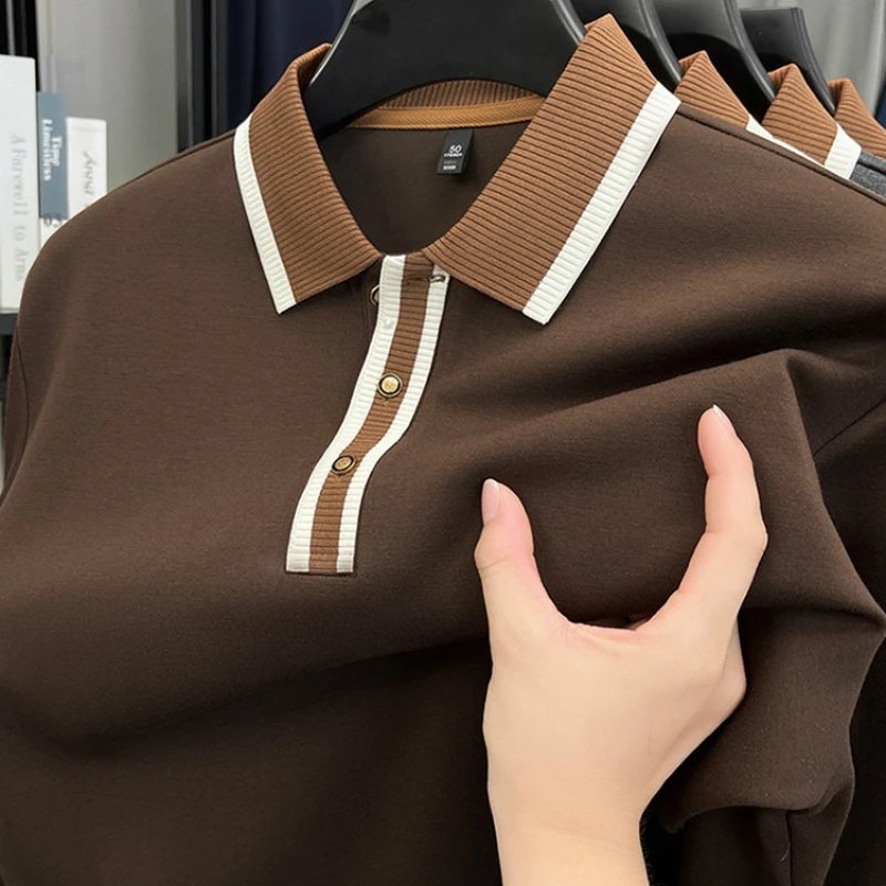 Men's Long Sleeve Polo Shirt New Season Arrival Multi - color Options Polyester Blend Casual Business Style M-4XL
Men's Long Sleeve Polo Shirt New Season Arrival Multi - color Options Polyester Blend Casual Business Style M-4XL