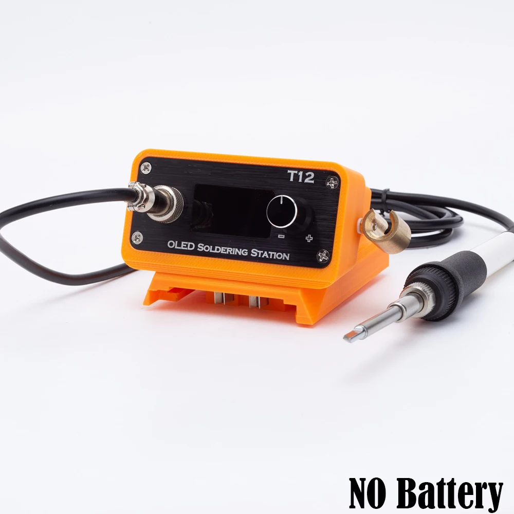 OLED Digital T12 Soldering Station For HILTI B22 CPC Lithium Battery Electronic Soldering Iron Tip for DIY (No Battery)
OLED Digital T12 Soldering Station For HILTI B22 CPC Lithium Battery Electronic Soldering Iron Tip for DIY (No Battery)