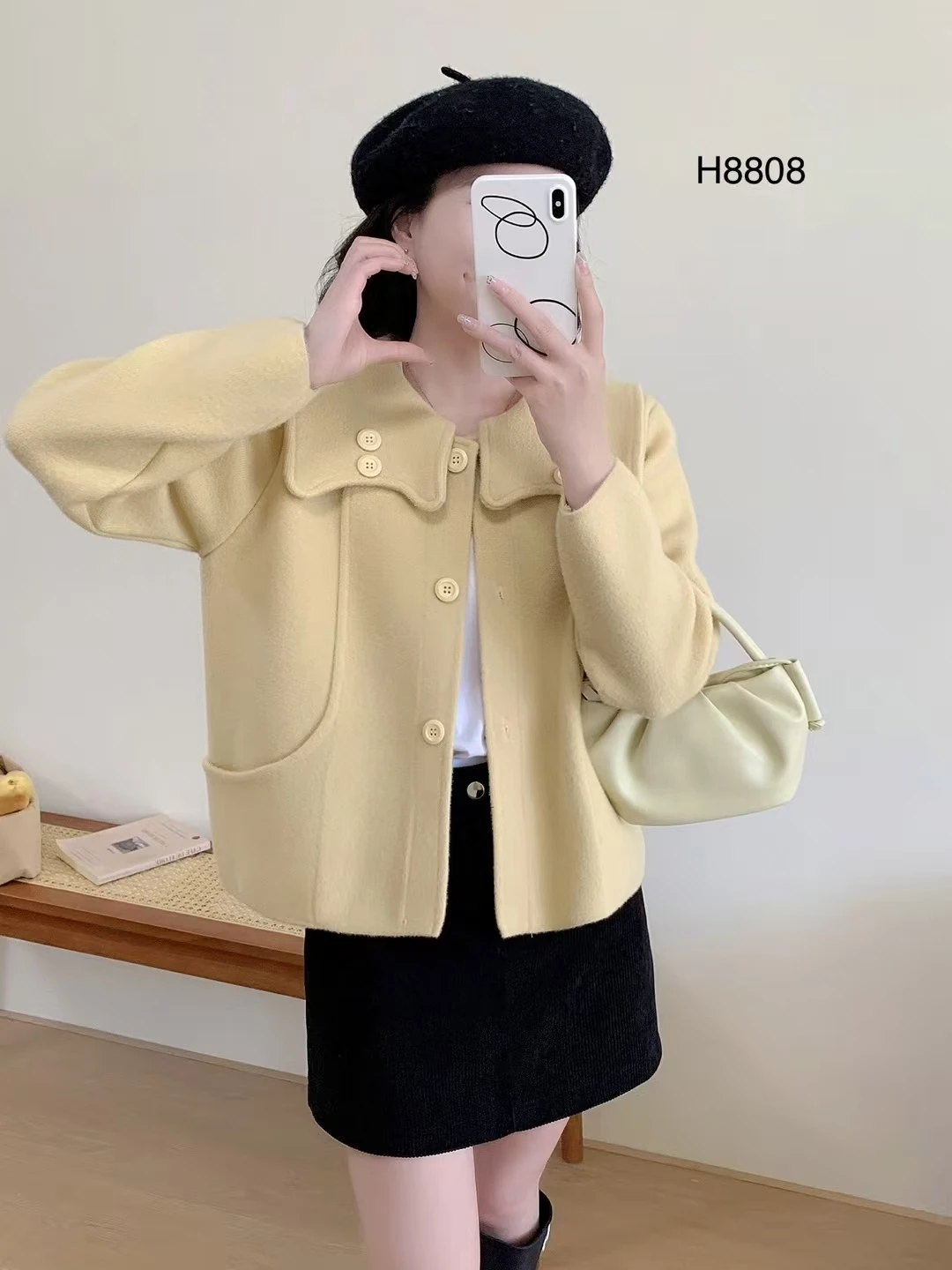 Princ Sle Pearl Velvet ort Coat Women's Faion Warmth Lined Outerwear Spring Autumn Winter New Arrival Trendy
Princ Sle Pearl Velvet ort Coat Women's Faion Warmth Lined Outerwear Spring Autumn Winter New Arrival Trendy