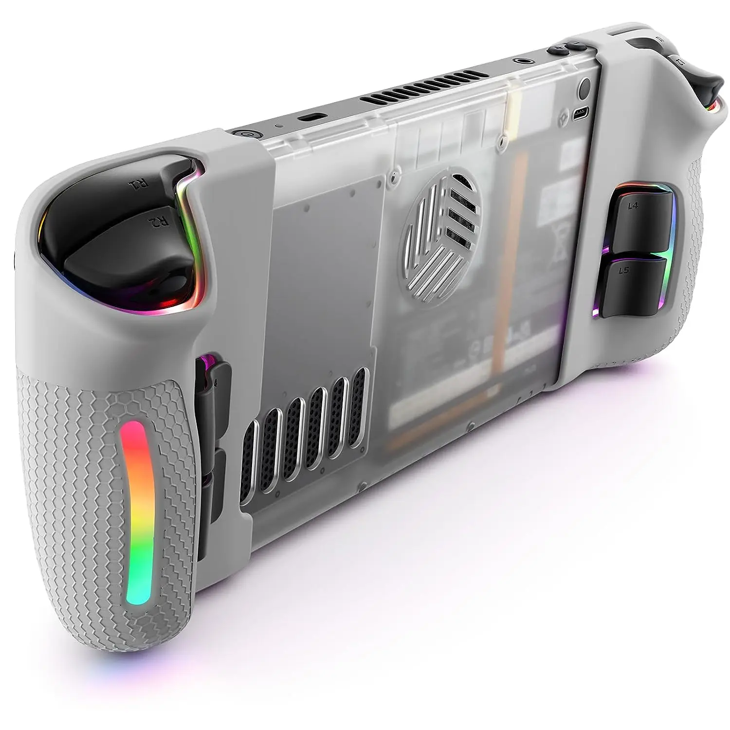 Transparent Back Plate RGB Version for Steam Deck, DIY Clear Edition Replacement Shell Case for Steam Deck Console Accessories
Transparent Back Plate RGB Version for Steam Deck, DIY Clear Edition Replacement Shell Case for Steam Deck Console Accessories