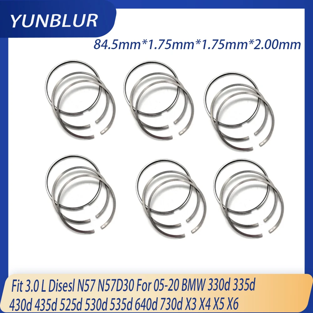 STD Engine Piston Rings Fit 3.0 L Disesl N57 N57D30 For 05-20 BMW 330d 335d 430d 435d 525d 530d 535d 640d 730d X3 X4 X5 X6
STD Engine Piston Rings Fit 3.0 L Disesl N57 N57D30 For 05-20 BMW 330d 335d 430d 435d 525d 530d 535d 640d 730d X3 X4 X5 X6